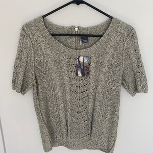 Sparkle and Fade knit sweater top